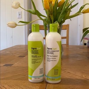DevaCurl No-Poo shampoo & conditioner